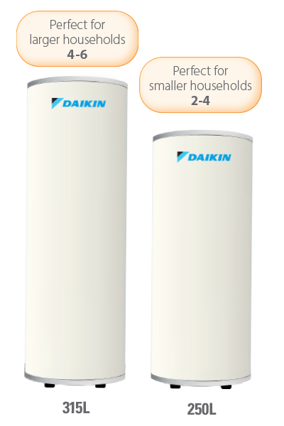Daikin CO2-HOT Outdoor Heat Pump Unit (Outdoor Unit Only) 2 water tanks